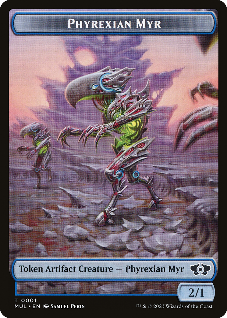 Phyrexian Myr // Phyrexian Hydra (11) Double-Sided Token [March of the Machine Tokens] | Enigma On Main