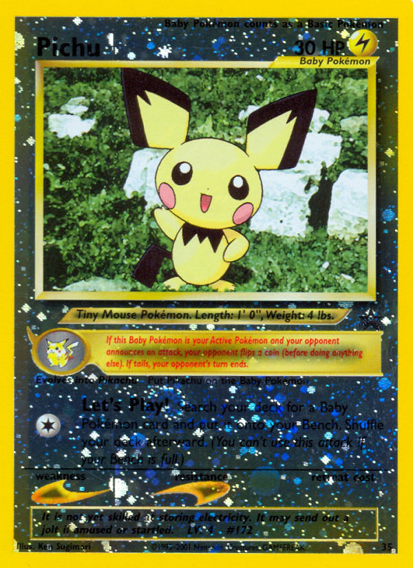 Pichu (35) [Wizards of the Coast: Black Star Promos] | Enigma On Main