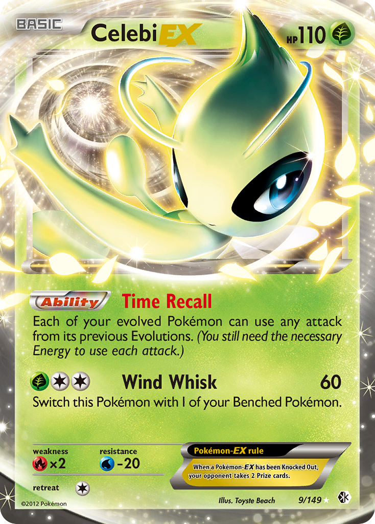 Celebi EX (9/149) [Black & White: Boundaries Crossed] | Enigma On Main