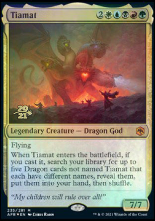 Tiamat [Dungeons & Dragons: Adventures in the Forgotten Realms Prerelease Promos] | Enigma On Main