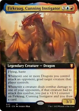 Firkraag, Cunning Instigator (Extended Art) [Commander Legends: Battle for Baldur's Gate] | Enigma On Main