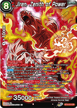 Jiren, Zenith of Power (BT14-014) [Cross Spirits] | Enigma On Main