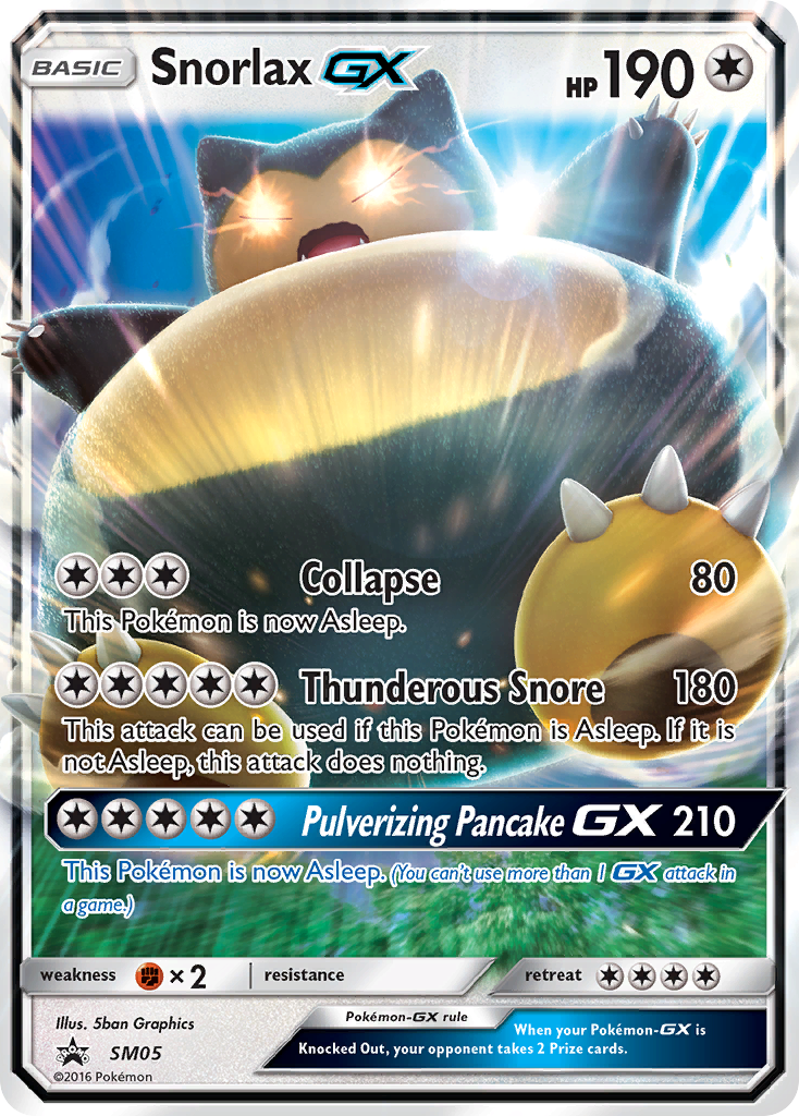 Snorlax GX (SM05) [Sun & Moon: Black Star Promos] | Enigma On Main