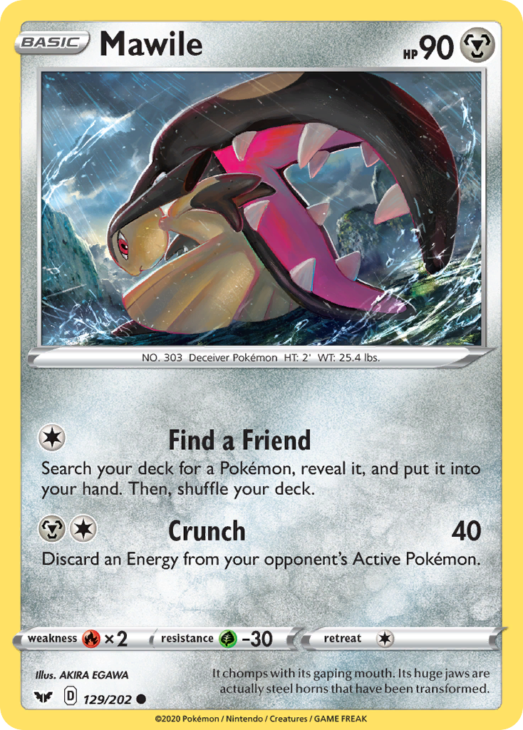 Mawile (129/202) [Sword & Shield: Base Set] | Enigma On Main