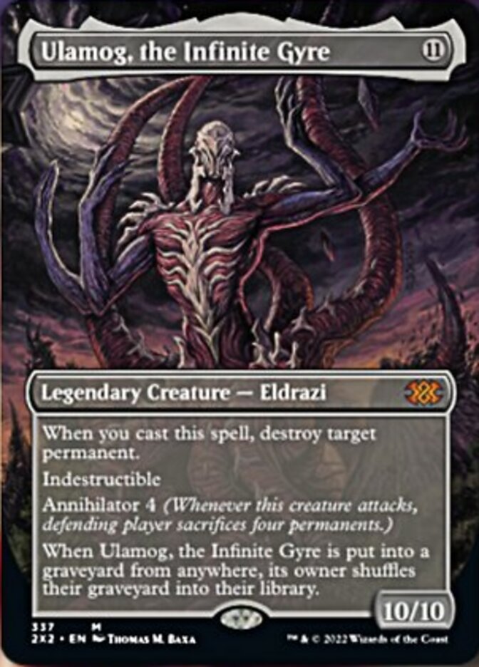 Ulamog, the Infinite Gyre (Borderless Alternate Art) [Double Masters 2022] | Enigma On Main