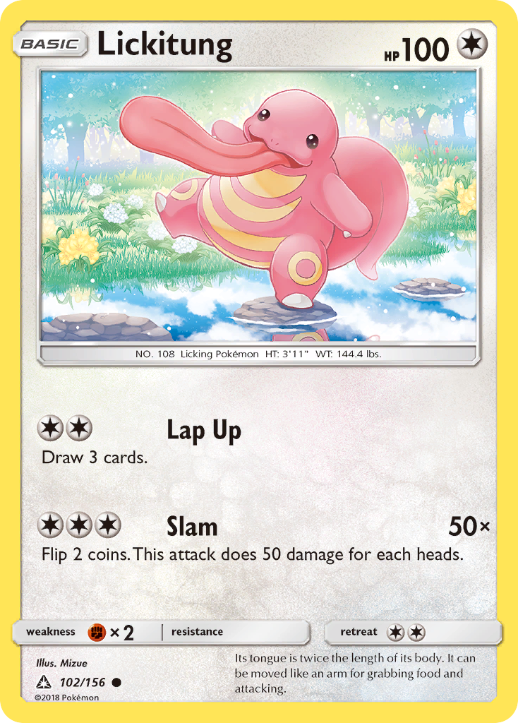 Lickitung (102/156) [Sun & Moon: Ultra Prism] | Enigma On Main