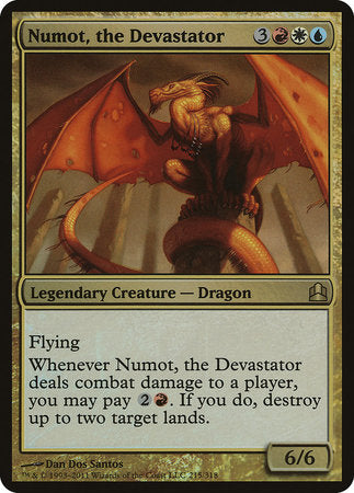 Numot, the Devastator (Oversized) [Commander 2011 Oversized] | Enigma On Main