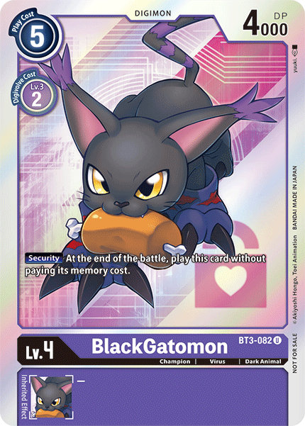 BlackGatomon [BT3-082] (Buy-A-Box Promo) [Release Special Booster Ver.1.5 Promos] | Enigma On Main