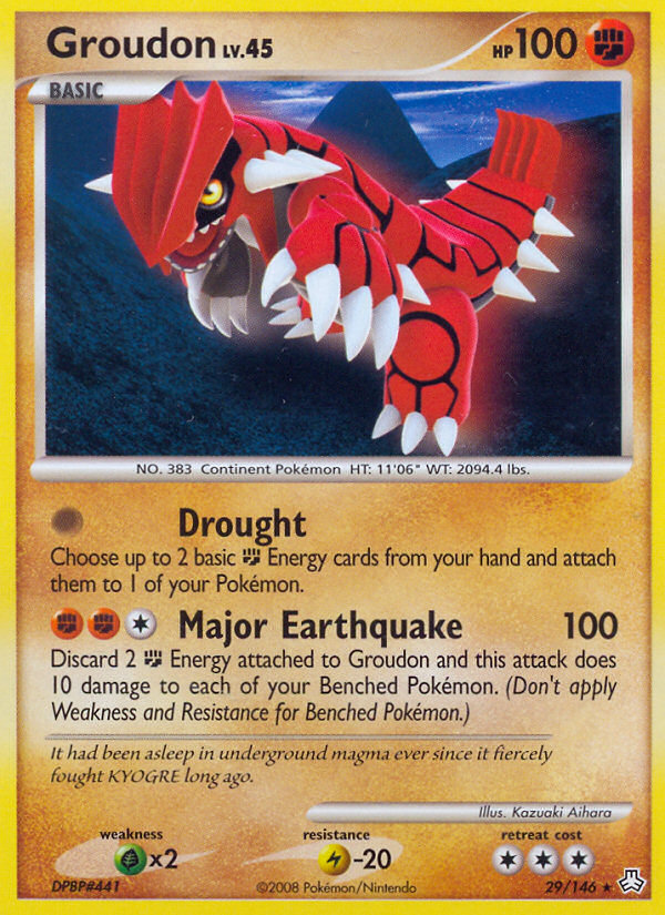 Groudon (29/146) [Diamond & Pearl: Legends Awakened] | Enigma On Main