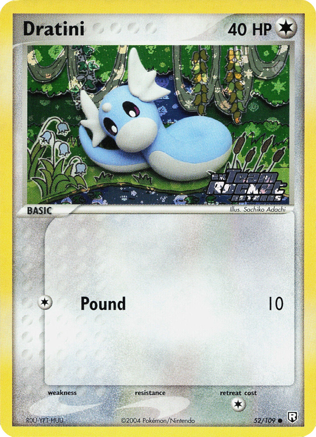 Dratini (52/109) (Stamped) [EX: Team Rocket Returns] | Enigma On Main