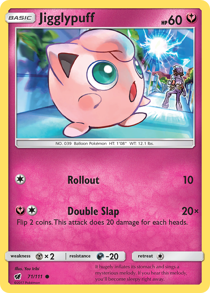 Jigglypuff (71/111) [Sun & Moon: Crimson Invasion] | Enigma On Main