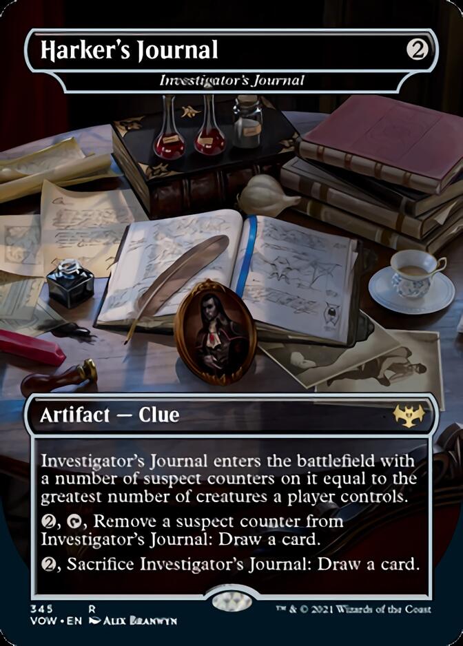 Investigator's Journal - Harker's Journal [Innistrad: Crimson Vow] | Enigma On Main