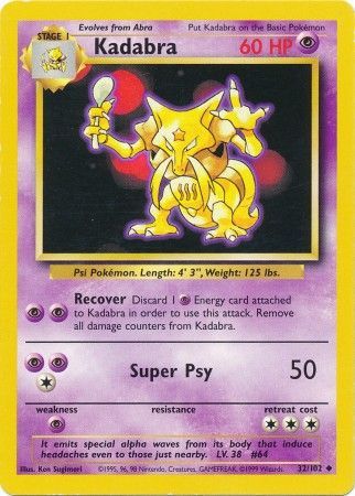 Kadabra (32/102) [Base Set Unlimited] | Enigma On Main