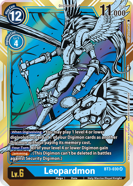 Leopardmon [BT3-030] (Alternate Art) [Release Special Booster Ver.1.0] | Enigma On Main