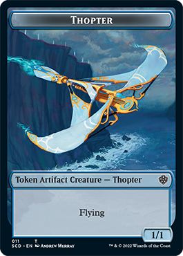 Pegasus // Thopter Double-Sided Token [Starter Commander Decks] | Enigma On Main