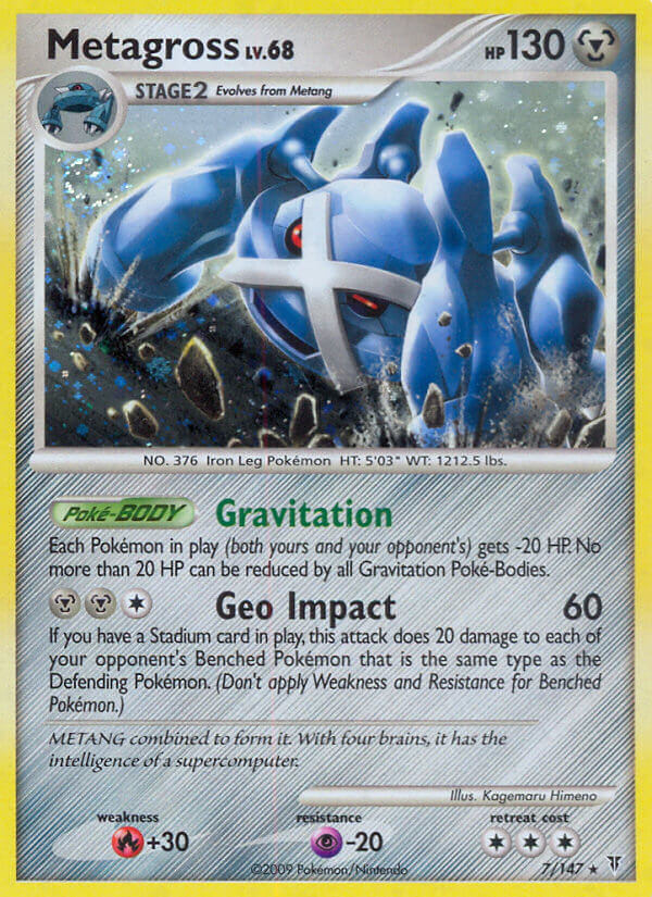 Metagross (7/147) (Cracked Ice Holo) (Blister Exclusive) [Platinum: Supreme Victors] | Enigma On Main