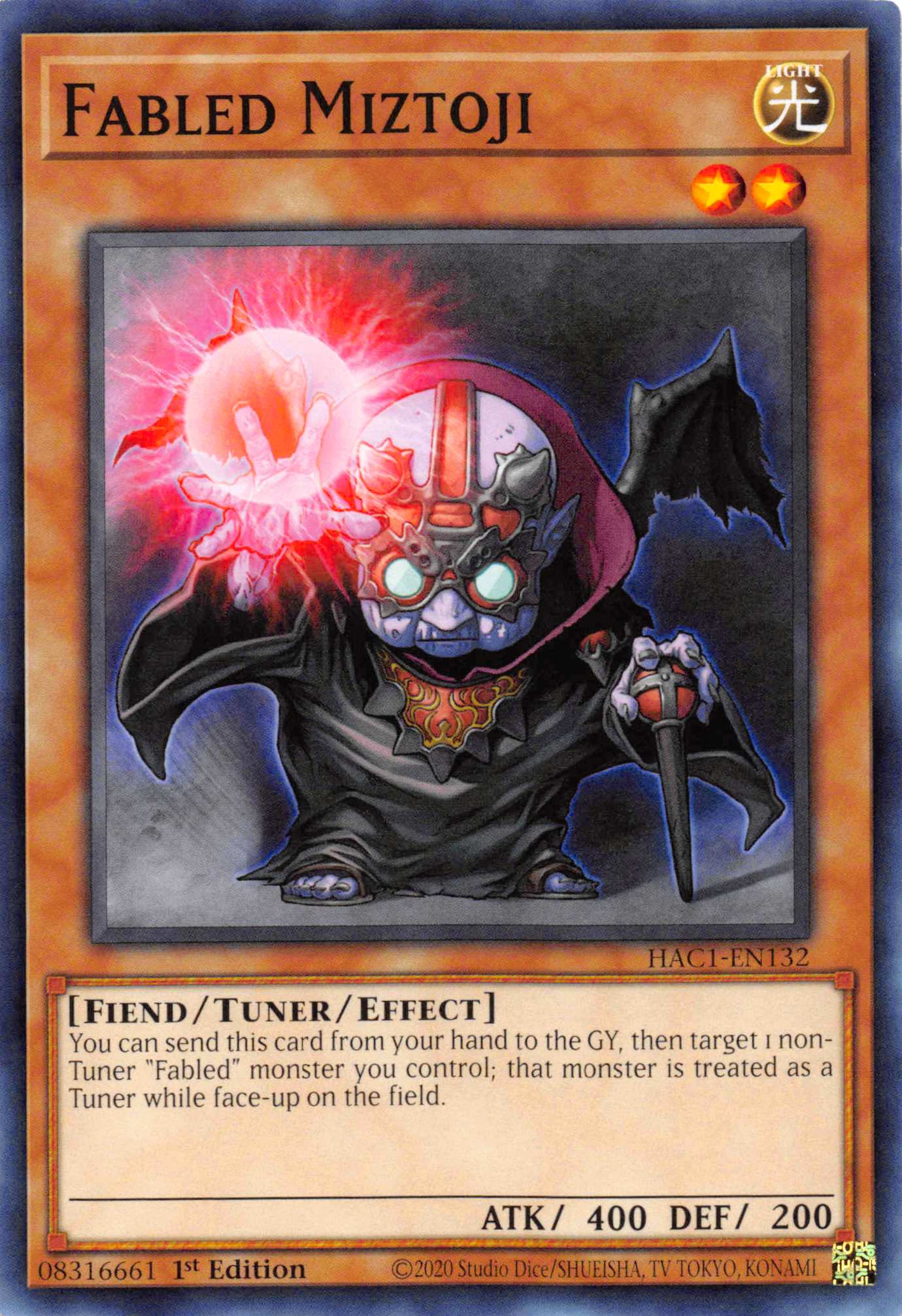 Fabled Miztoji [HAC1-EN132] Common | Enigma On Main