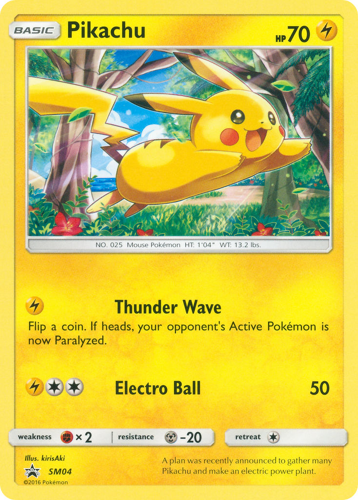 Pikachu (SM04) (Target Non Holo) [Sun & Moon: Black Star Promos] | Enigma On Main