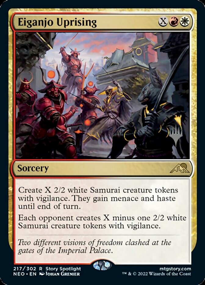 Eiganjo Uprising (Promo Pack) [Kamigawa: Neon Dynasty Promos] | Enigma On Main