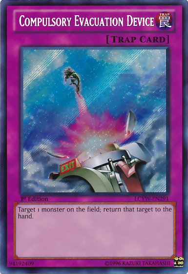 Compulsory Evacuation Device [LCYW-EN291] Secret Rare | Enigma On Main