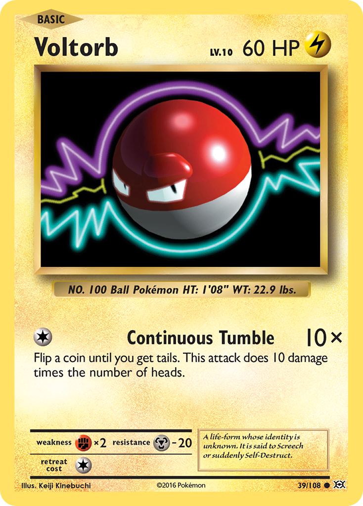 Voltorb (39/108) [XY: Evolutions] | Enigma On Main