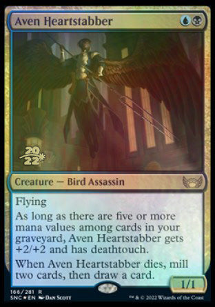 Aven Heartstabber [Streets of New Capenna Prerelease Promos] | Enigma On Main