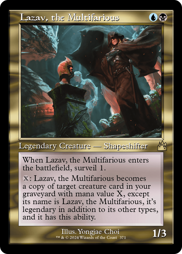 Lazav, the Multifarious (Retro Frame) [Ravnica Remastered] | Enigma On Main