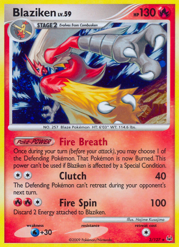 Blaziken (3/127) [Platinum: Base Set] | Enigma On Main