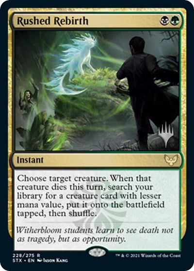 Rushed Rebirth (Promo Pack) [Strixhaven: School of Mages Promos] | Enigma On Main