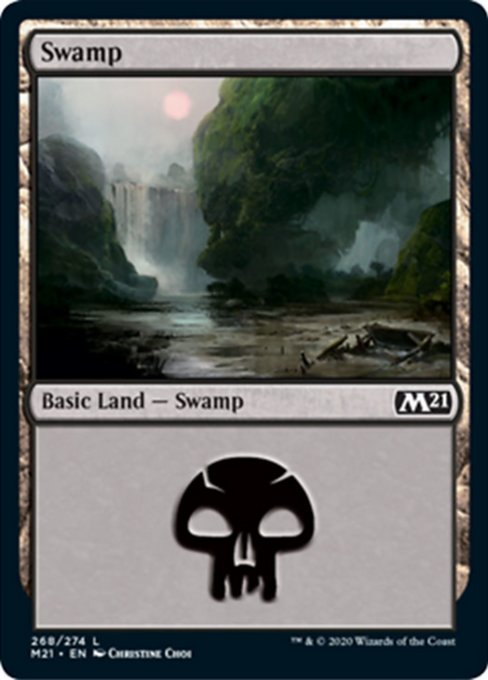 Swamp (268) [Core Set 2021] | Enigma On Main