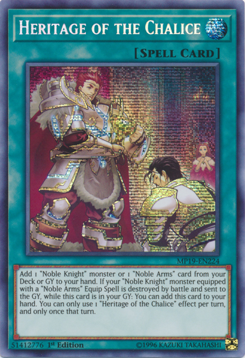 Heritage of the Chalice [MP19-EN224] Prismatic Secret Rare | Enigma On Main