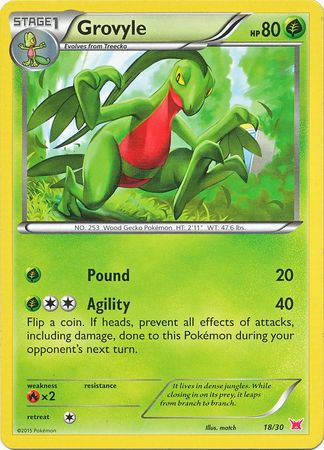 Grovyle (18/30) [XY: Trainer Kit 2 - Latias] | Enigma On Main