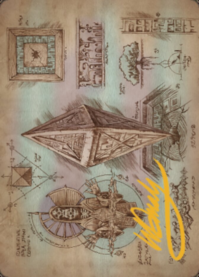 Keening Stone Art Card (Gold-Stamped Signature) [The Brothers' War Art Series] | Enigma On Main