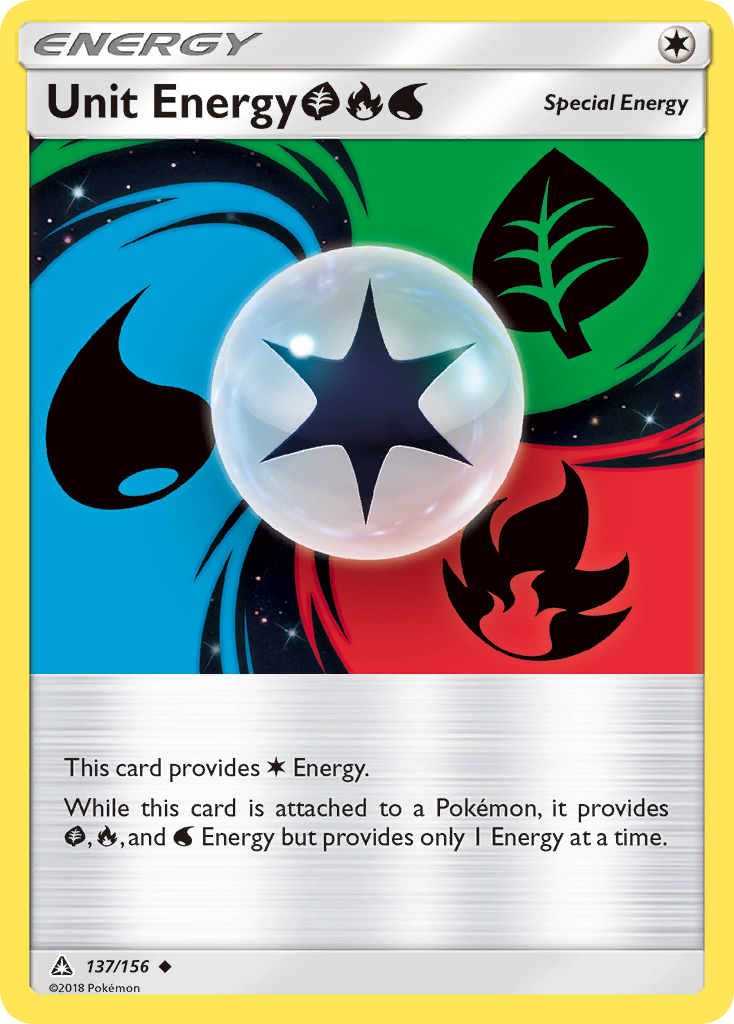 Unit Energy (137/156) (Grass, Fire, Water) [Sun & Moon: Ultra Prism] | Enigma On Main