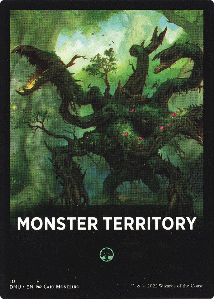 Monster Territory Theme Card [Dominaria United Tokens] | Enigma On Main