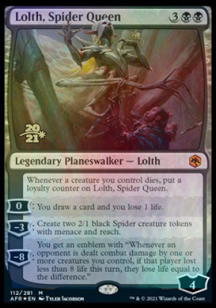 Lolth, Spider Queen [Dungeons & Dragons: Adventures in the Forgotten Realms Prerelease Promos] | Enigma On Main