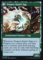 The Dragon-Kami Reborn // Dragon-Kami's Egg [Kamigawa: Neon Dynasty Prerelease Promos] | Enigma On Main