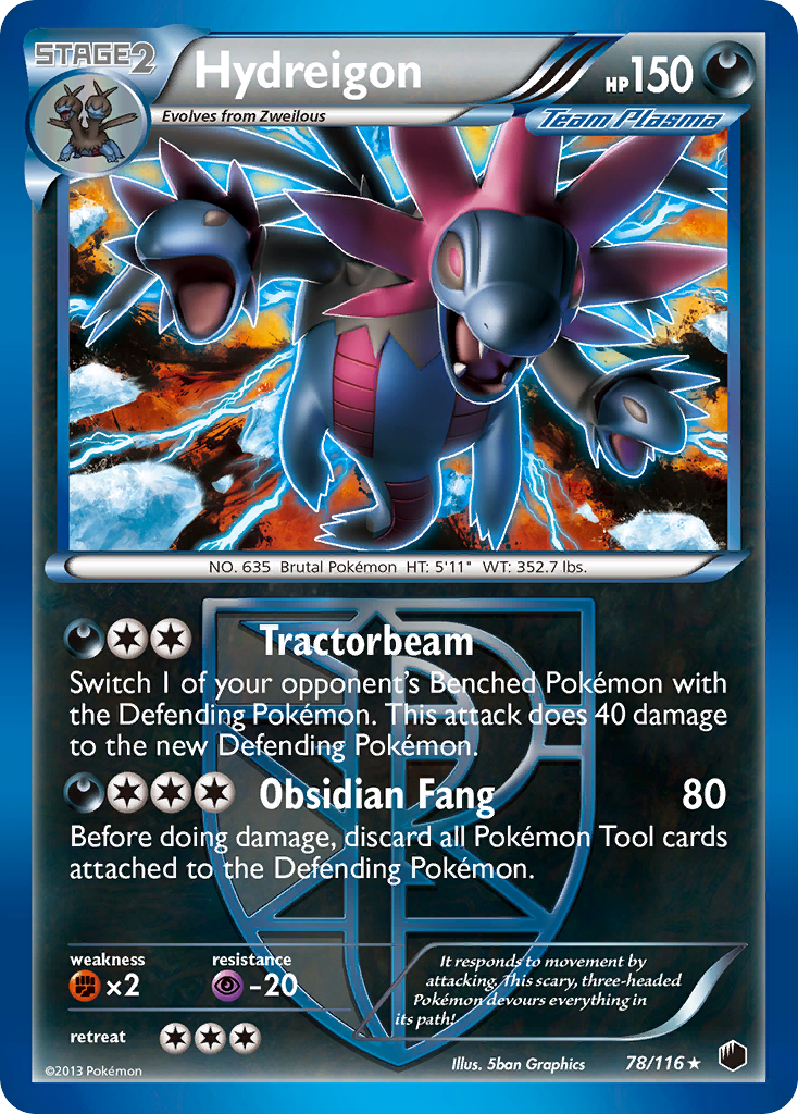 Hydreigon (78/116) [Black & White: Plasma Freeze] | Enigma On Main