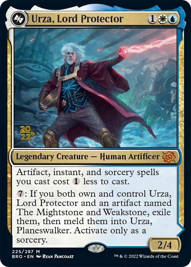 Urza, Lord Protector [The Brothers' War: Prerelease Promos] | Enigma On Main