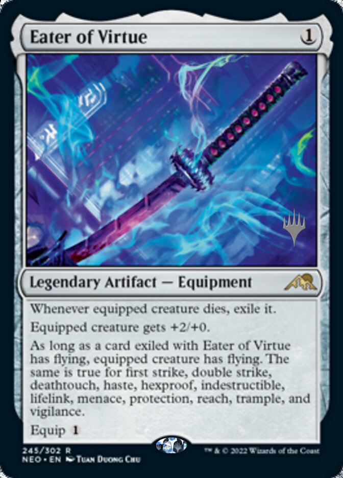 Eater of Virtue (Promo Pack) [Kamigawa: Neon Dynasty Promos] | Enigma On Main