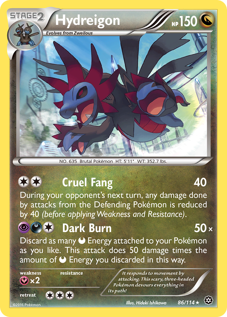 Hydreigon (86/114) [XY: Steam Siege] | Enigma On Main