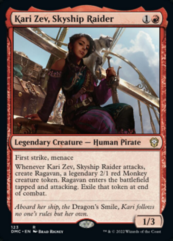 Kari Zev, Skyship Raider [Dominaria United Commander] | Enigma On Main