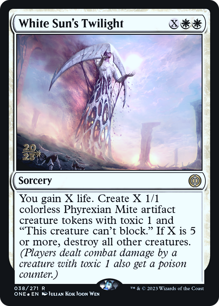 White Sun's Twilight [Phyrexia: All Will Be One Prerelease Promos] | Enigma On Main