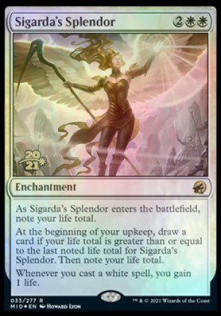 Sigarda's Splendor [Innistrad: Midnight Hunt Prerelease Promos] | Enigma On Main