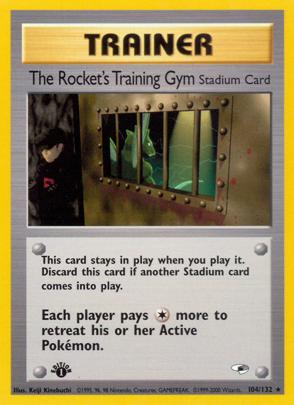 The Rocket's Training Gym (104/132) [Gym Heroes 1st Edition] | Enigma On Main