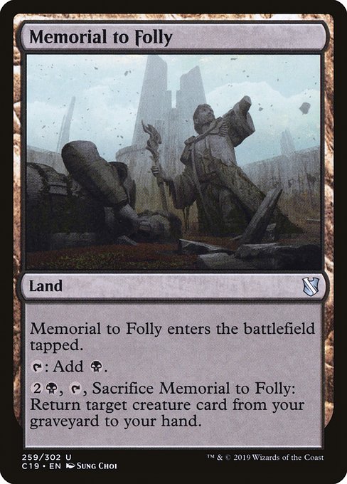 Memorial to Folly [Commander 2019] | Enigma On Main