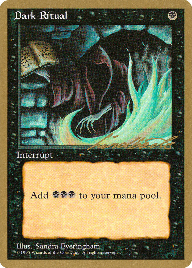 Dark Ritual (Leon Lindback) [Pro Tour Collector Set] | Enigma On Main