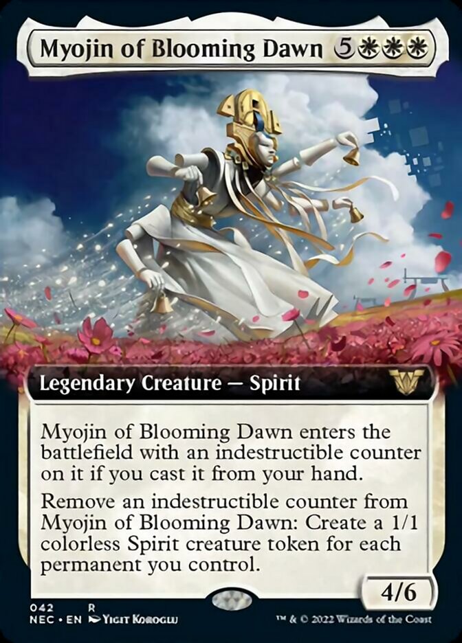 Myojin of Blooming Dawn (Extended) [Kamigawa: Neon Dynasty Commander] | Enigma On Main