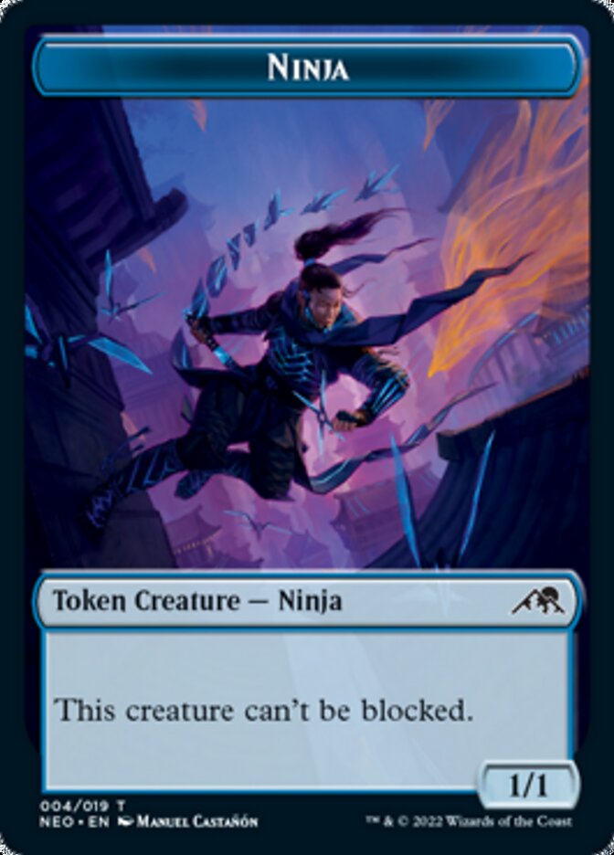 Ninja Token [Kamigawa: Neon Dynasty Tokens] | Enigma On Main