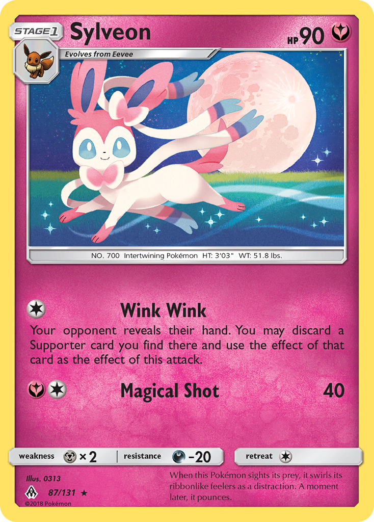 Sylveon (87/131) [Sun & Moon: Forbidden Light] | Enigma On Main